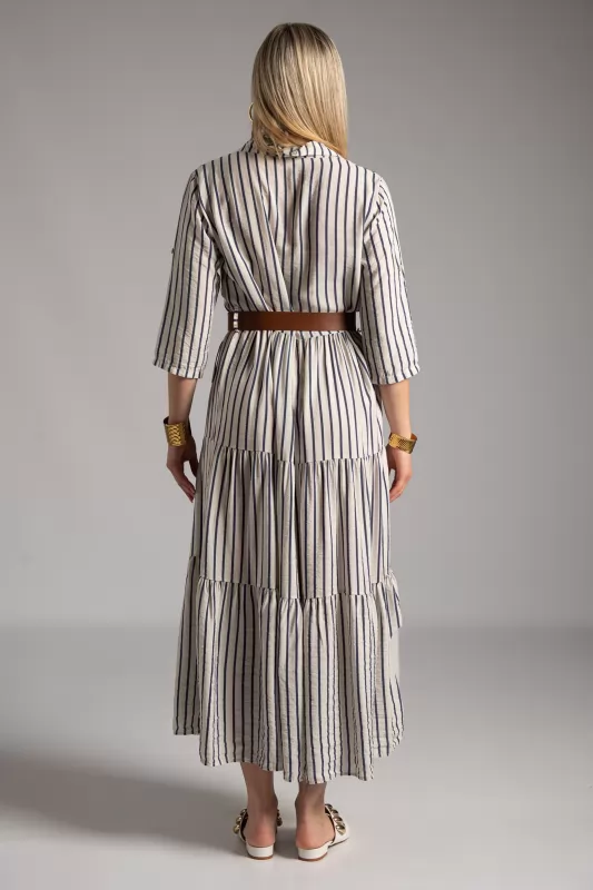 Dress Striped Belt