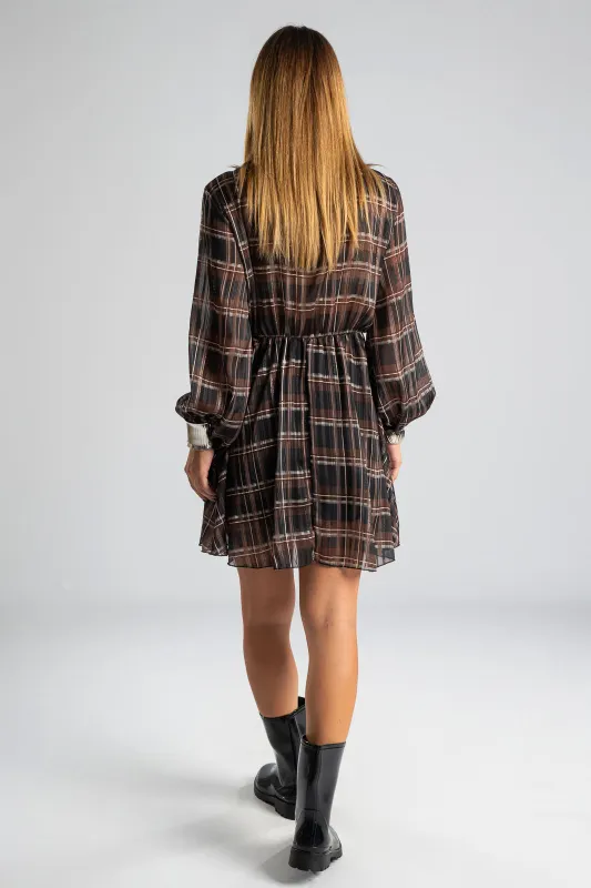 Dress Gold Thread Striped 