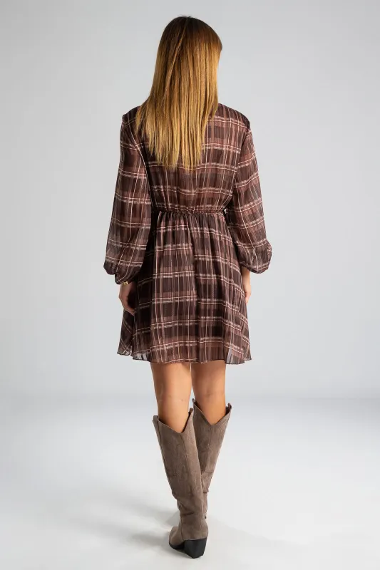 Dress Gold Thread Striped 