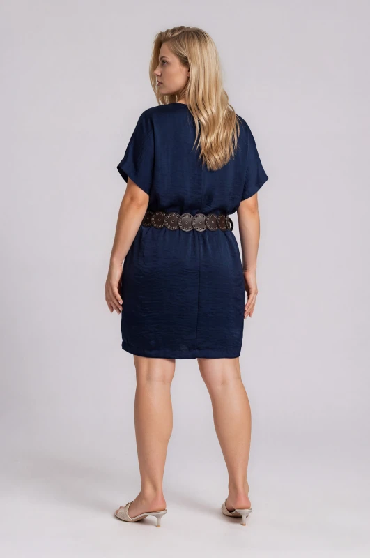 Dress Satin with Belt 