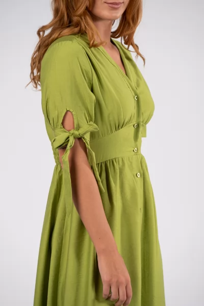 Φόρεμα Σεμιζιέ Apple Green