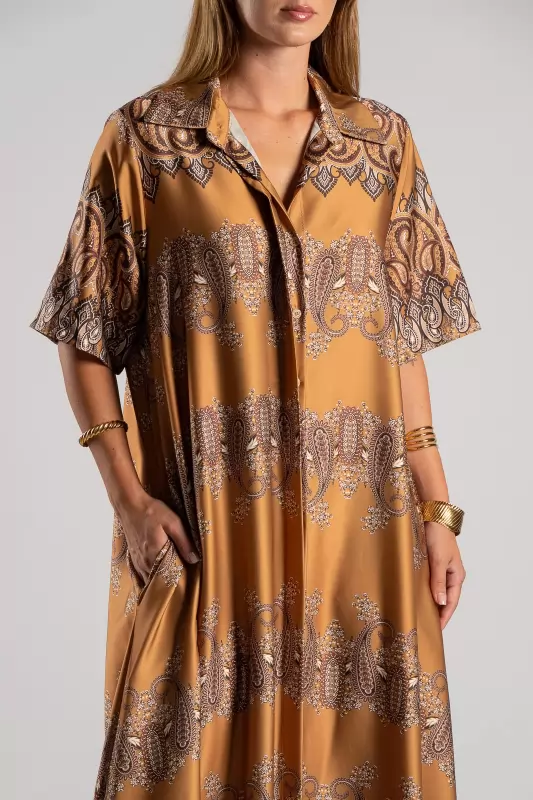 Dress Semi-sheer Satin Lahore 