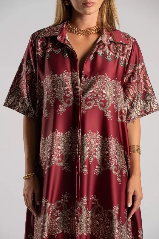 Dress Semi-sheer Satin Lahore 