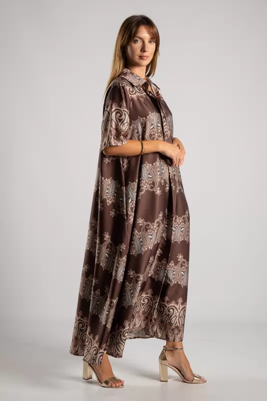 Dress Semi-sheer Satin Lahore 