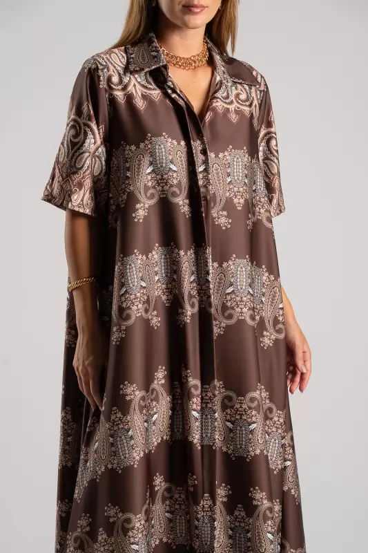 Dress Semi-sheer Satin Lahore 