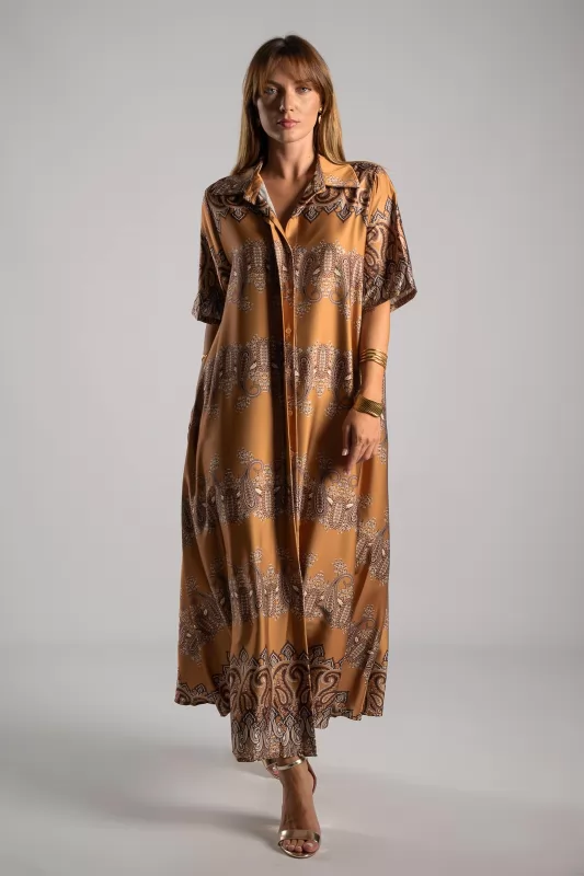 Dress Semi-sheer Satin Lahore 