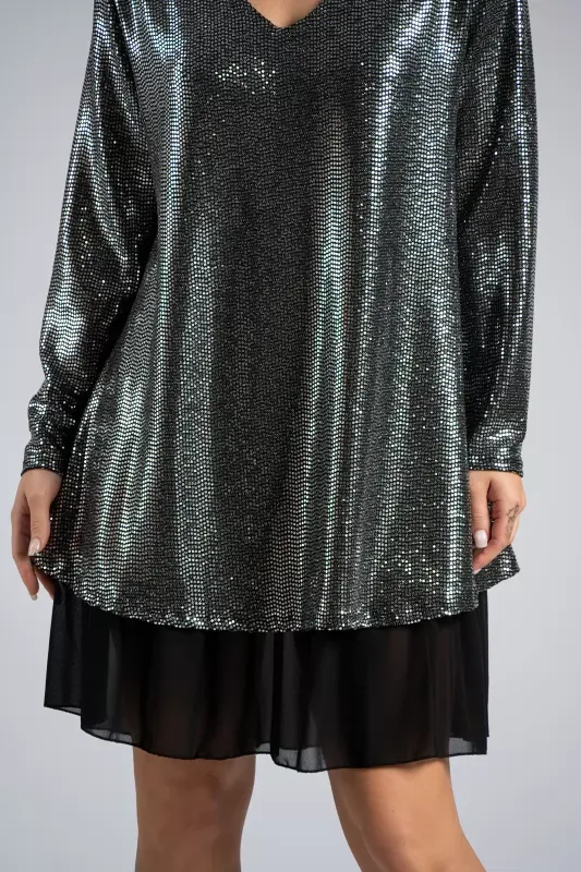 Shimmer Dress Transparency