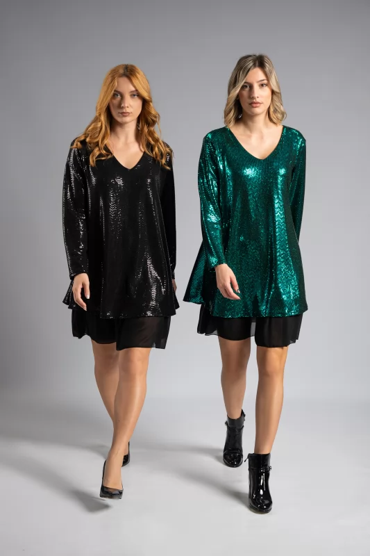 Shimmer Dress Transparency