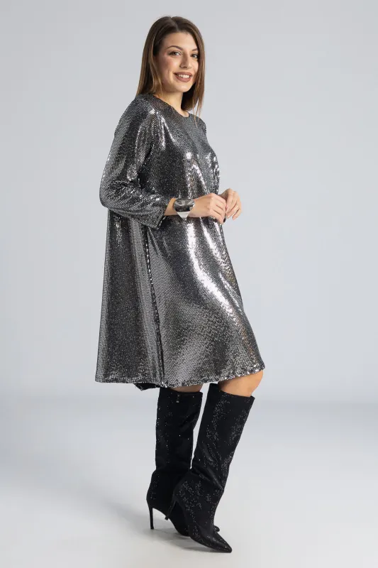 Φόρεμα Shimmer Φιόγκος Πλάτη