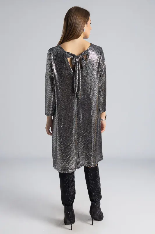 Φόρεμα Shimmer Φιόγκος Πλάτη