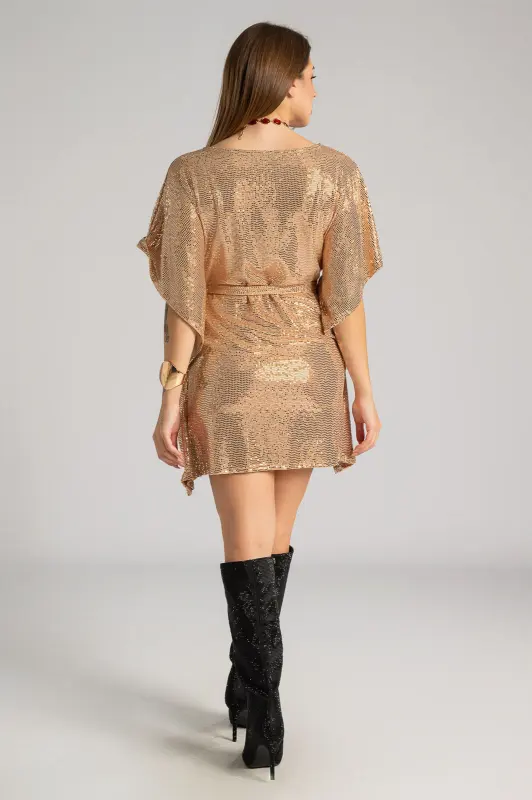 Φόρεμα Shimmer Νυχτερίδα