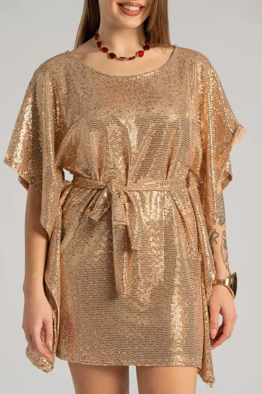Φόρεμα Shimmer Νυχτερίδα