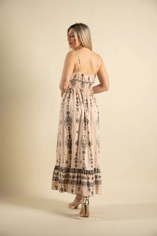 Φόρεμα Slip Κρουαζέ Midi
