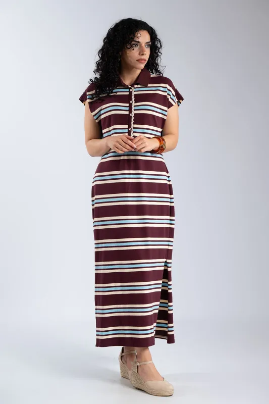 Striped Polo Modern Dress 
