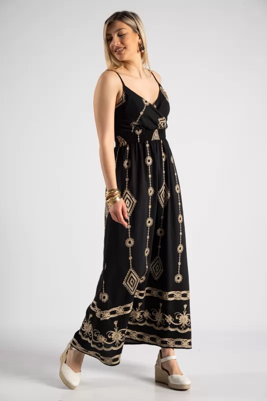 Φόρεμα Τιράντα Boho Maxi