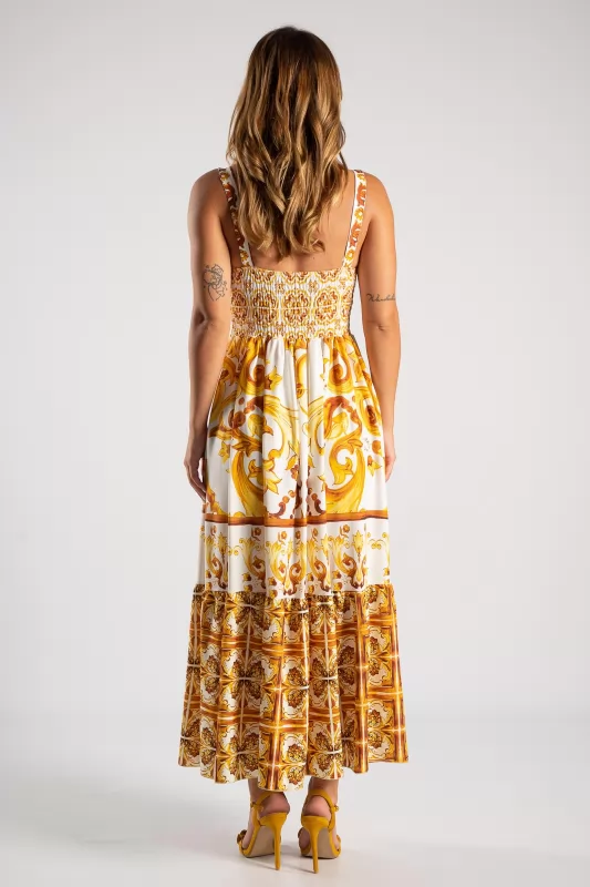 Dress Strap Cups Printed 