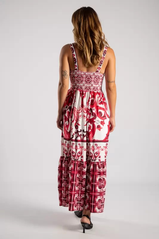 Dress Strap Cups Printed 