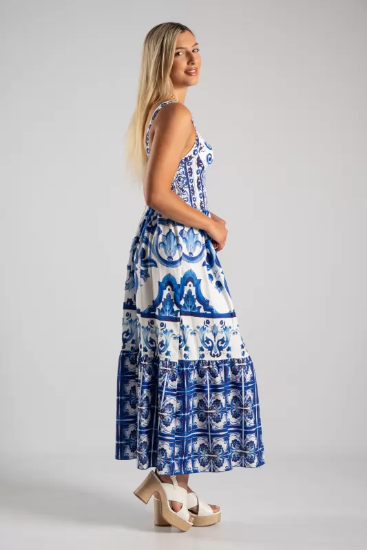 Dress Strap Cups Printed 