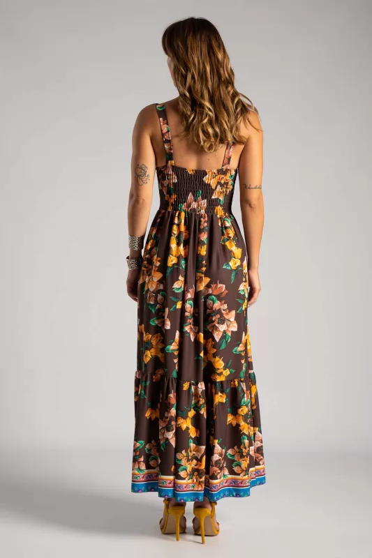 Φόρεμα Τιράντα Cups Floral
