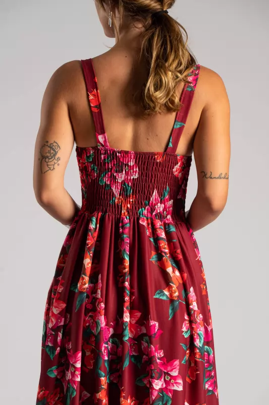 Φόρεμα Τιράντα Cups Floral