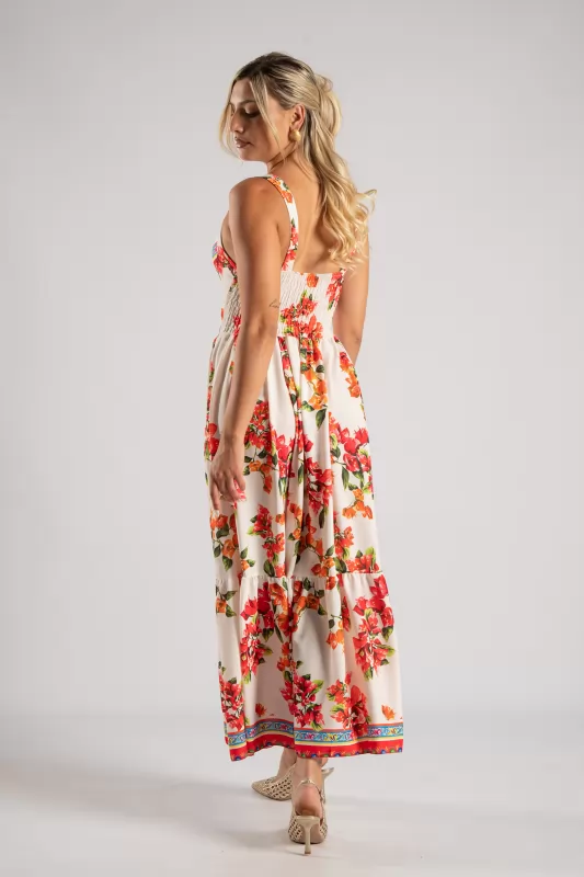 Φόρεμα Τιράντα Cups Floral