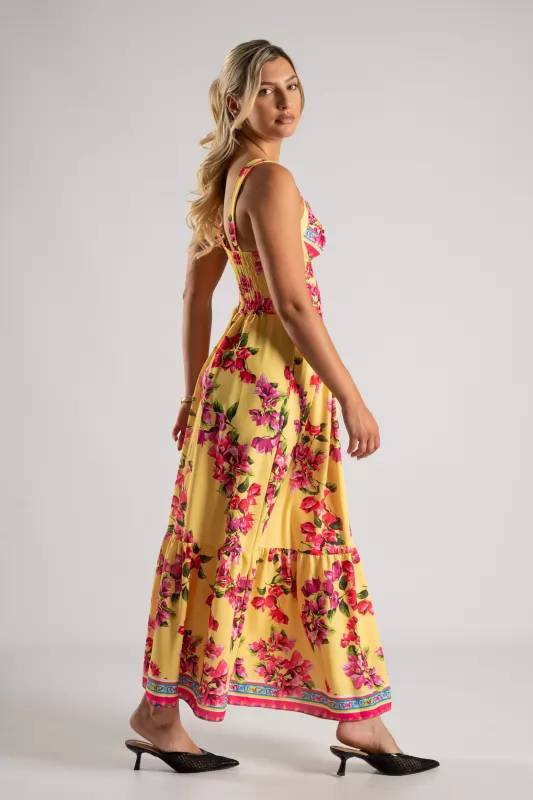 Φόρεμα Τιράντα Cups Floral