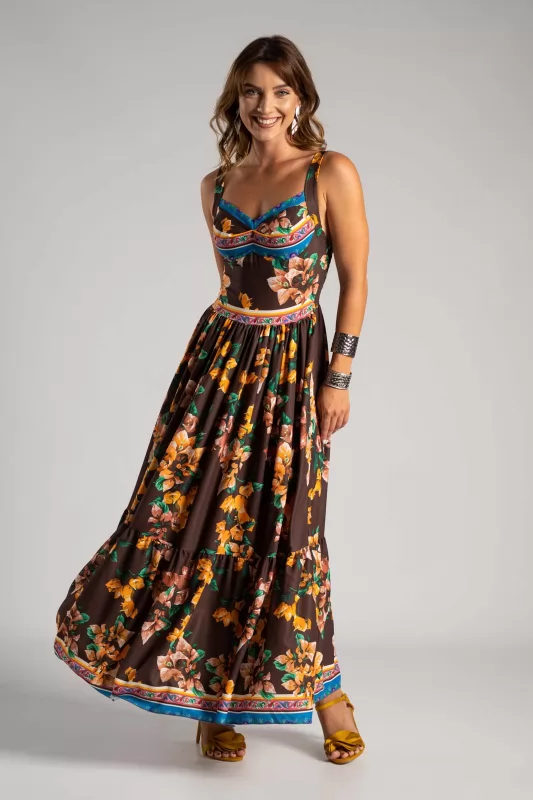 Φόρεμα Τιράντα Cups Floral