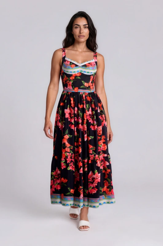 Dress Strap Cups Floral