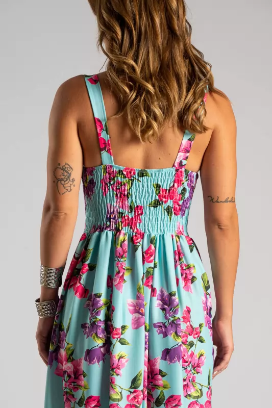 Φόρεμα Τιράντα Cups Floral