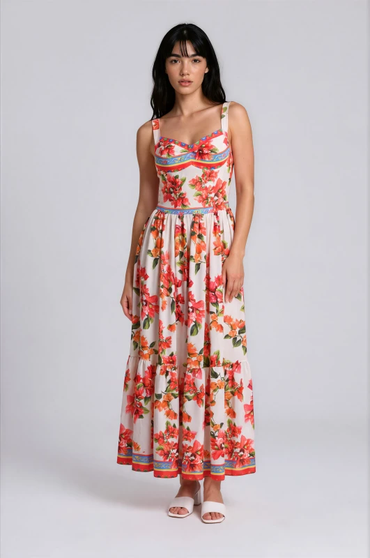Dress Strap Cups Floral