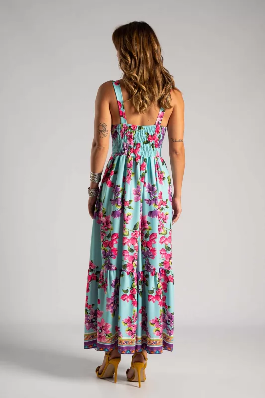 Φόρεμα Τιράντα Cups Floral