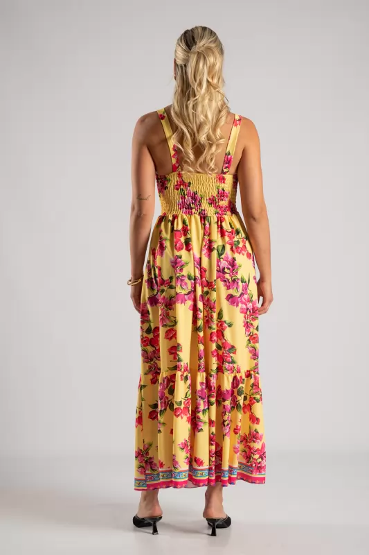 Φόρεμα Τιράντα Cups Floral