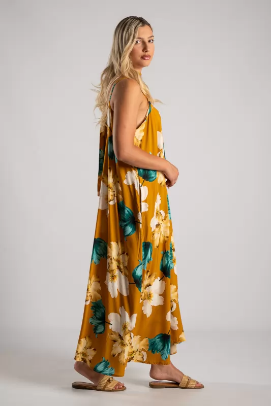 Φόρεμα Τιράντα Floral Maxi