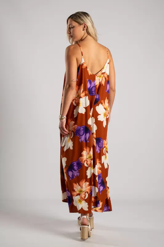 Φόρεμα Τιράντα Floral Maxi