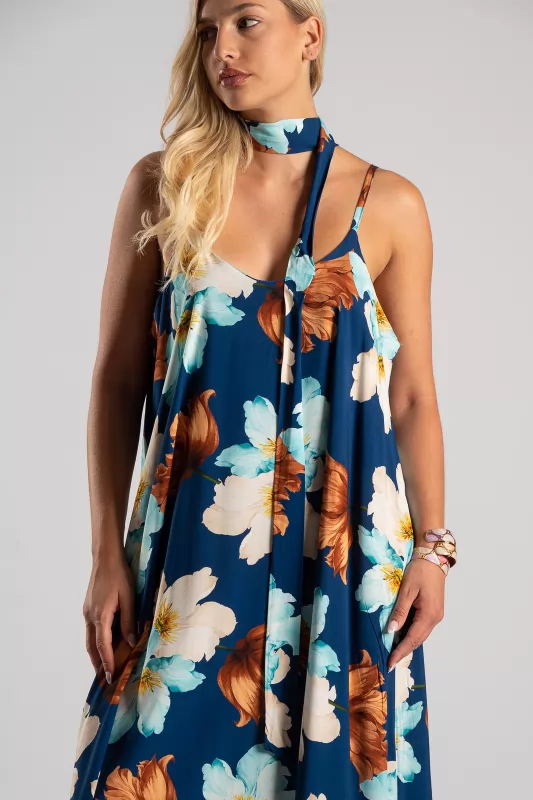 Φόρεμα Τιράντα Floral Maxi