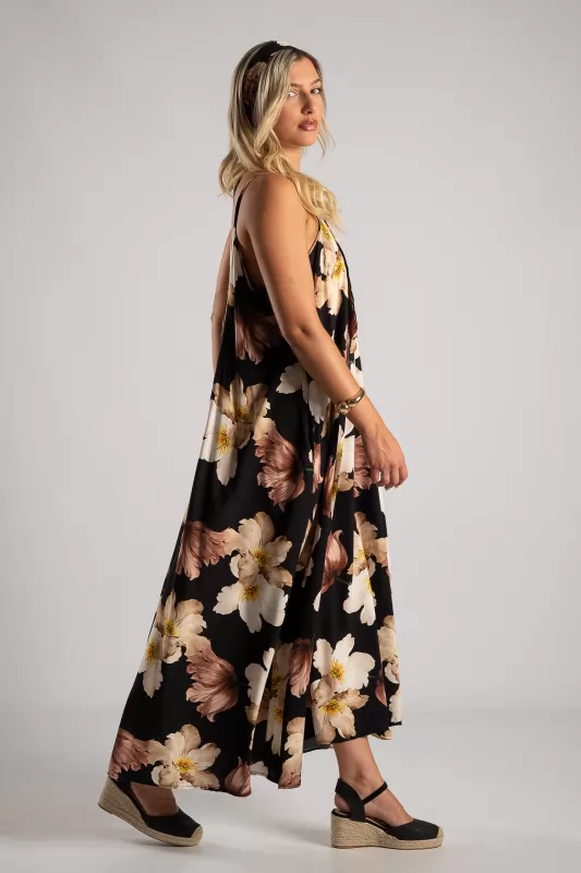 Φόρεμα Τιράντα Floral Maxi