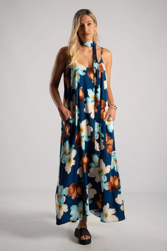 Φόρεμα Τιράντα Floral Maxi