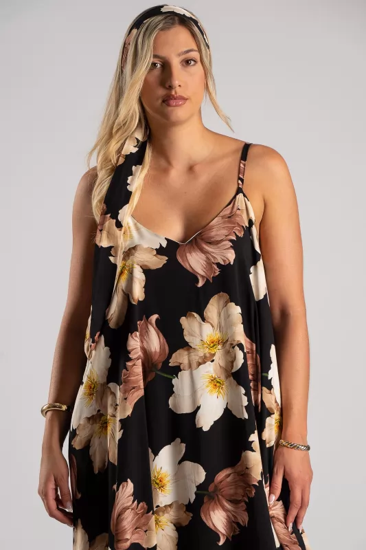 Φόρεμα Τιράντα Floral Maxi