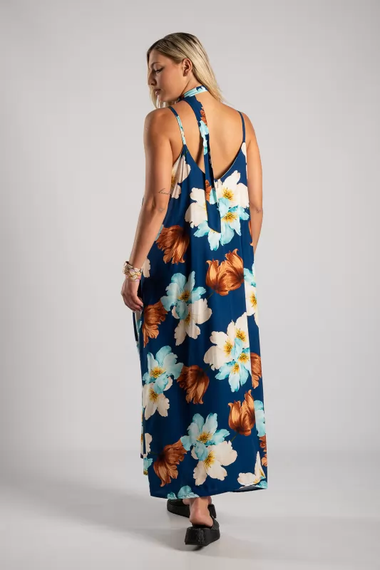 Φόρεμα Τιράντα Floral Maxi