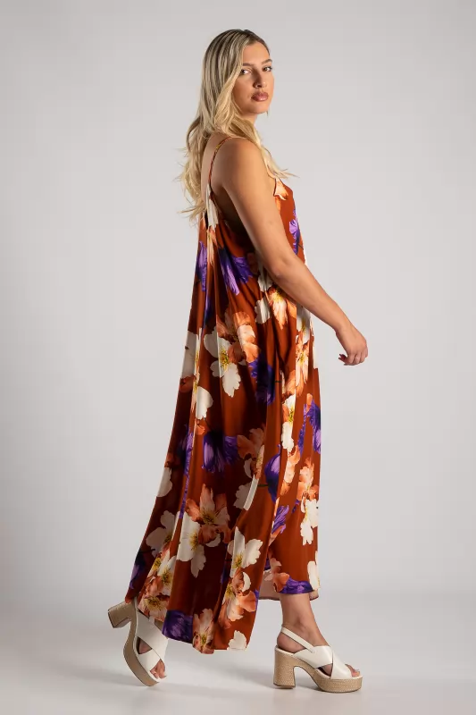 Φόρεμα Τιράντα Floral Maxi