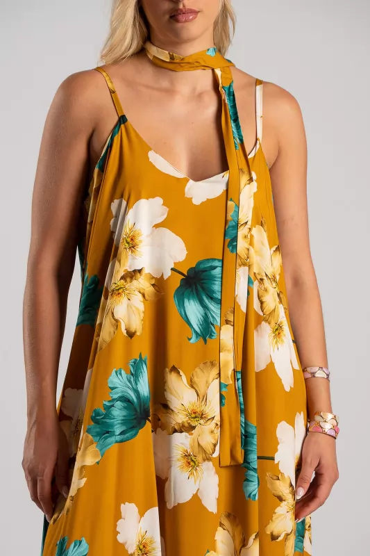Φόρεμα Τιράντα Floral Maxi