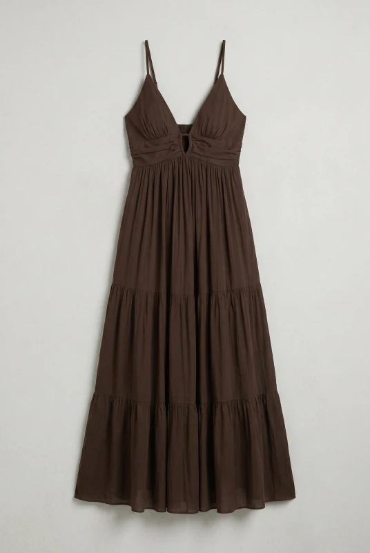 Strap V-Neck Dress Waspnest