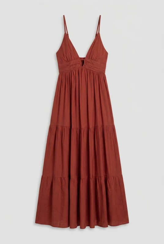 Strap V-Neck Dress Waspnest