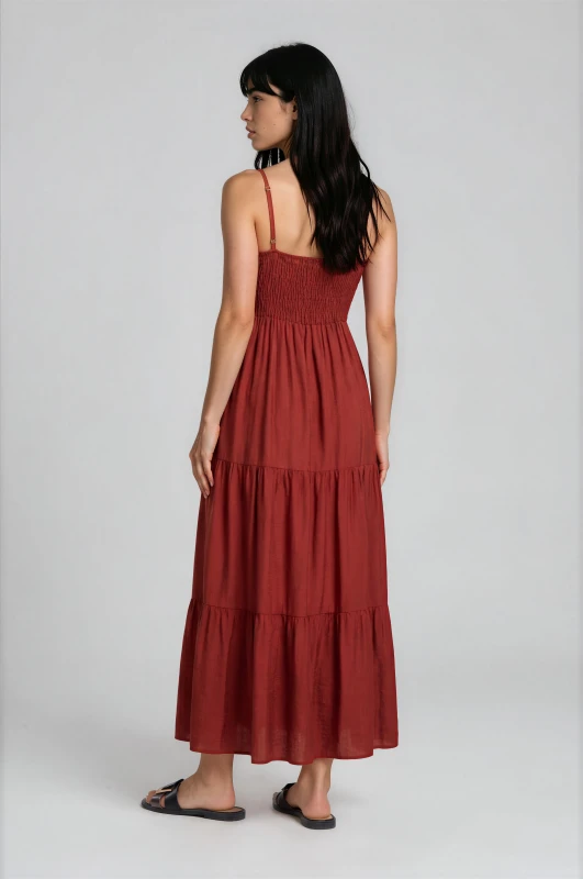 Strap V-Neck Dress Waspnest