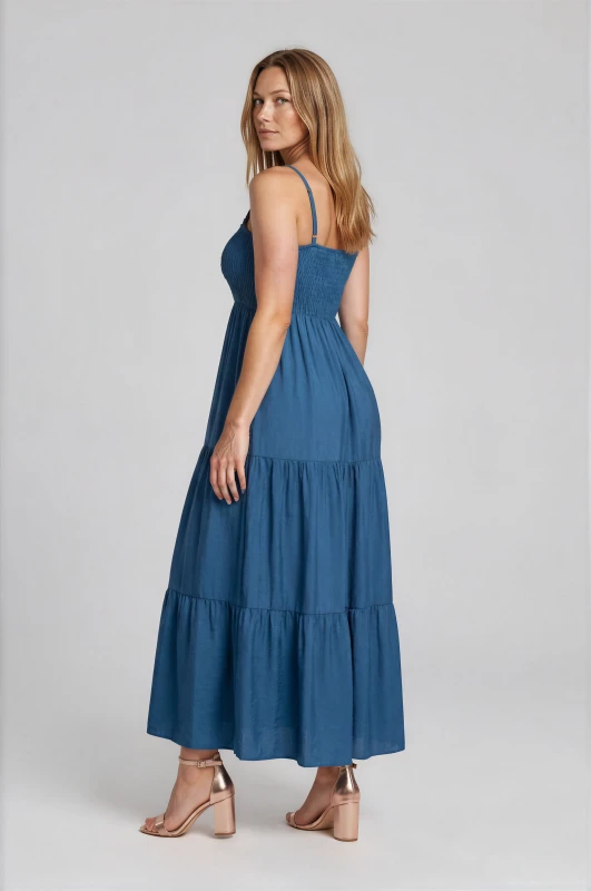 Strap V-Neck Dress Waspnest