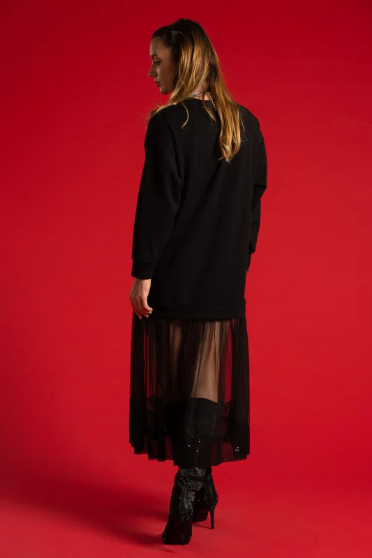 Φόρεμα Τούλινο Παγιέτα Τελείωμα