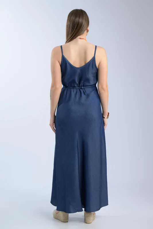Φόρεμα Maxi Ζώνη Floral