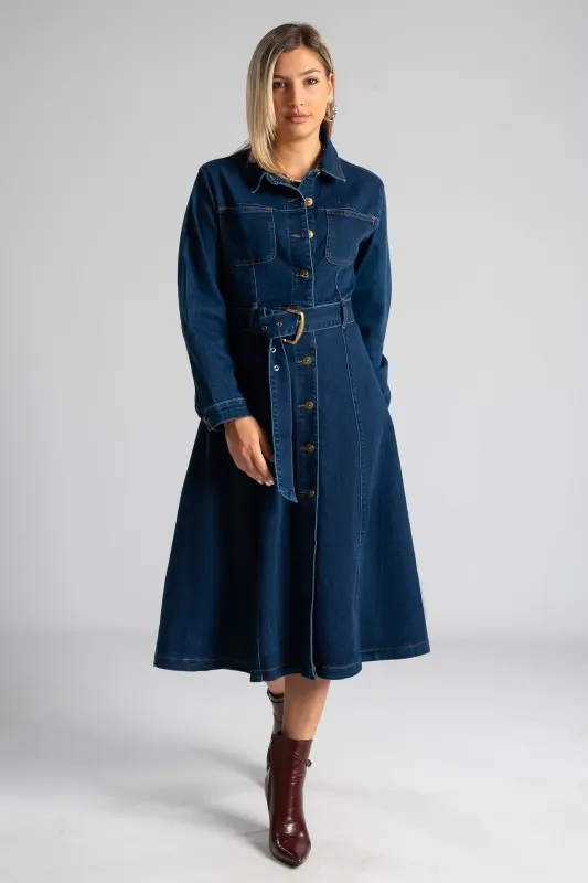 Jeans Semi-Dress A-line