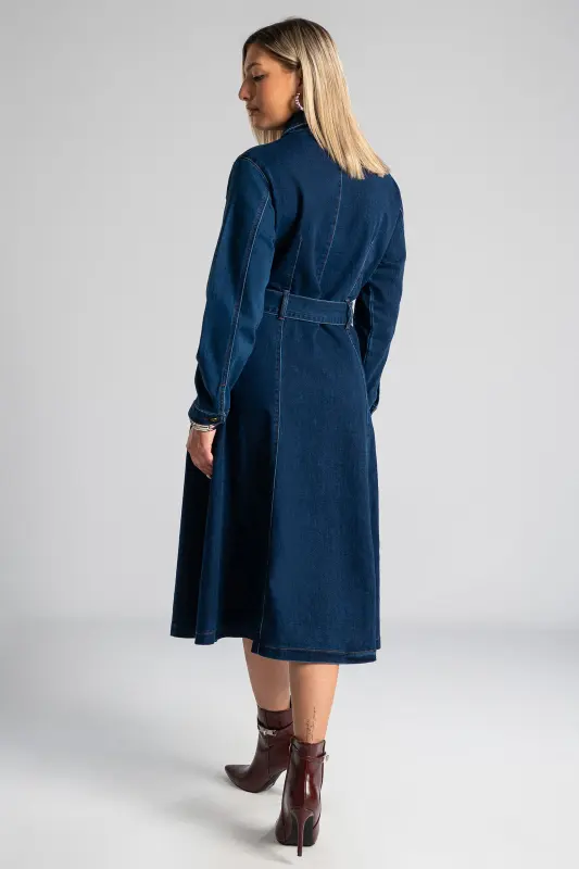 Jeans Semi-Dress A-line