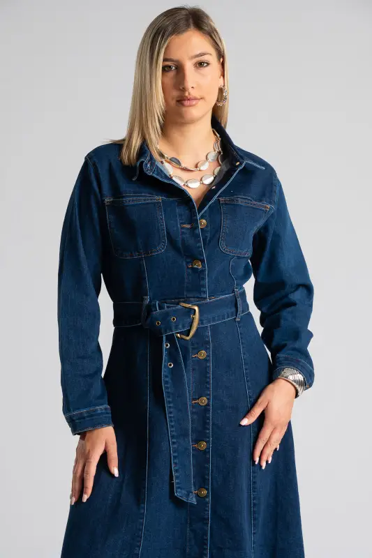 Jeans Semi-Dress A-line